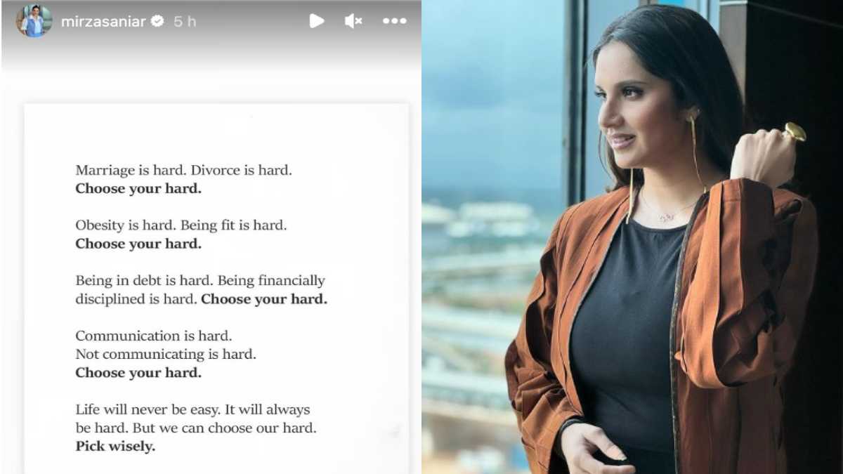 Sania Mirza's Cryptic Instagram Post Fuels Speculation Of Divorce