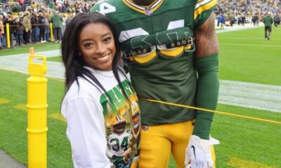 Simone Biles Supports Husband Jonathan Owens As Packers Advance In Playoffs