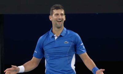 Steve Smith Shocks Novak Djokovic With Jaw Dropping Return