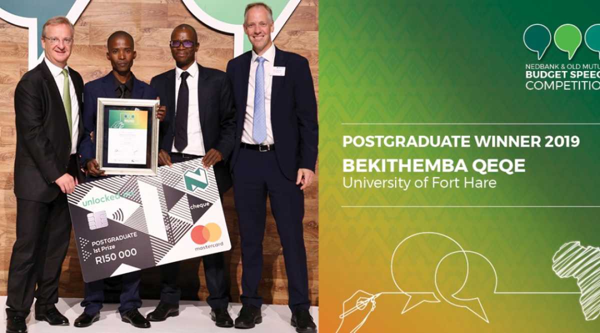 University Of Fort Hare Students Make Top 10 In Nedbank & Old Mutual Budget Speech Competition