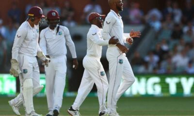 West Indies Struggle In Opening Session Against Australia In Adelaide Test