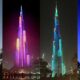 World's Tallest Building, Burj Khalifa, Lights Up In Spectacular Display