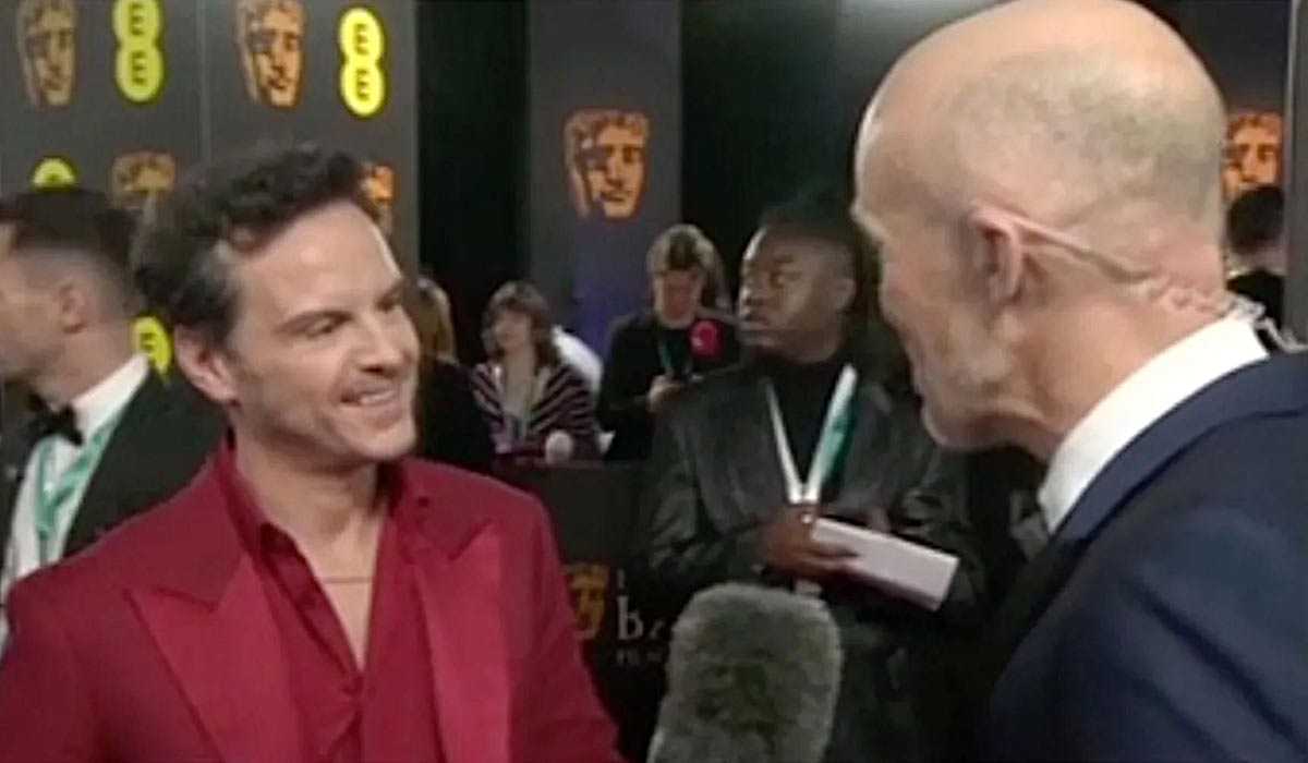 Actor Andrew Scott Walks Away From Awkward Interview On Red Carpet