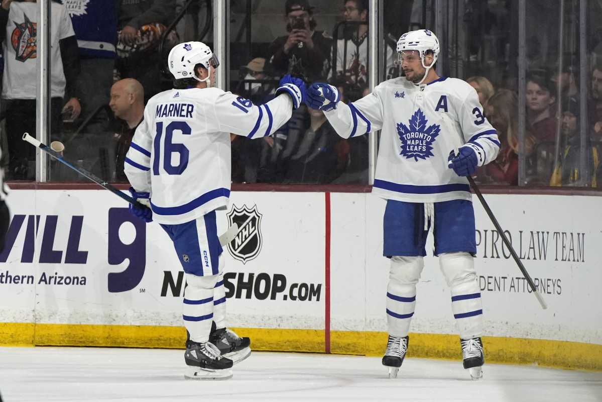 Auston Matthews Breaks Record In Maple Leafs' Victory Over Coyotes