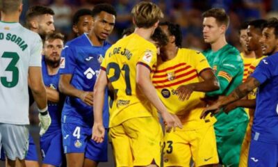 Barcelona Face Getafe Challenge In La Liga Title Pursuit