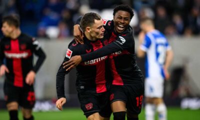 Bayer Leverkusen Secures 2 0 Victory Against Darmstadt 98 To Remain Bundesliga Leaders