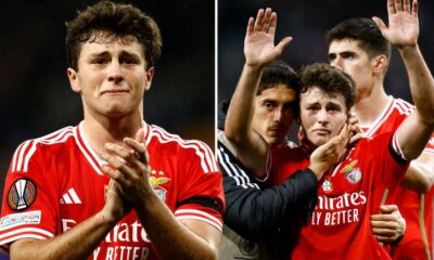 Benfica Star Joao Neves Overwhelmed By Emotional Tribute From Fans