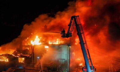 Blaze Engulfs The Osborne View Pub In Hampshire