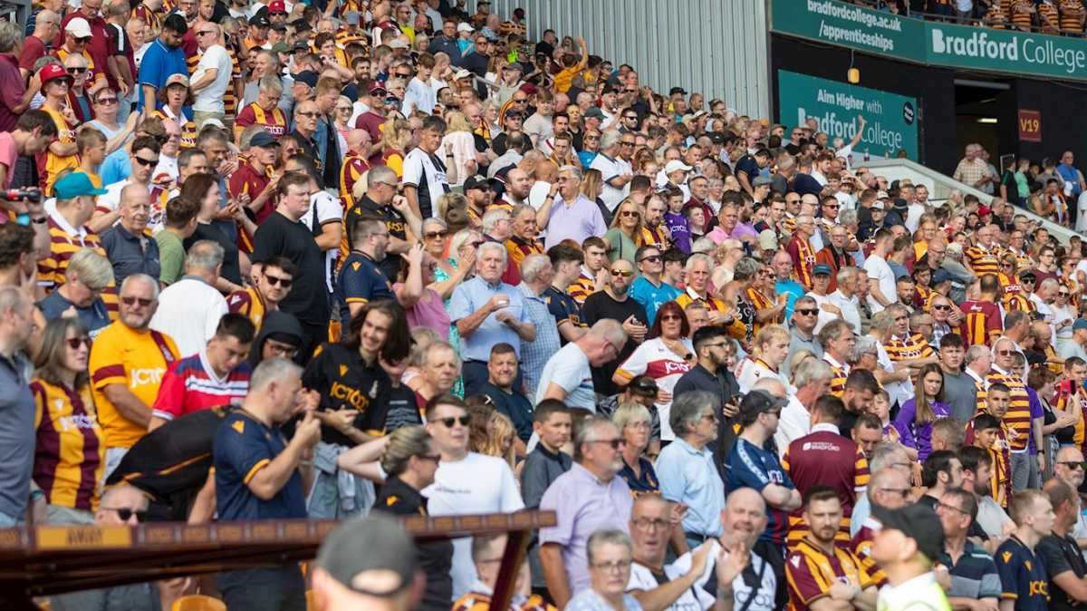 Bradford City Fans' Tickets Now Available For Harrogate Town Clash