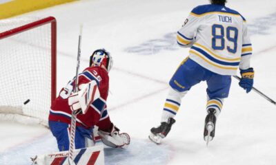 Buffalo Sabres Edge Montreal Canadiens 3 2 With Tuch's Short Handed Goal