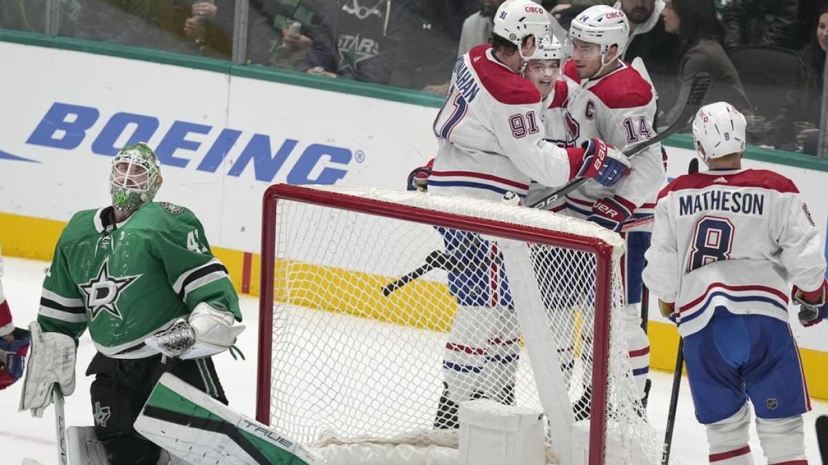 Canadiens' Cole Caufield Sets Career High Point Streak In Loss To Stars