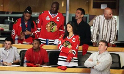 Chris Chelios' Emotional Jersey Retirement Ceremony At United Center