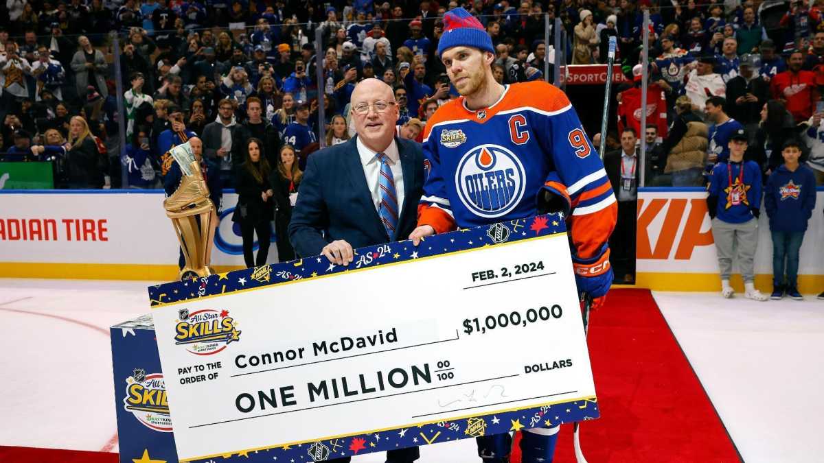 Connor Mcdavid Dominates Revamped Nhl All Star Skills Competition And Claims $1m Us Prize