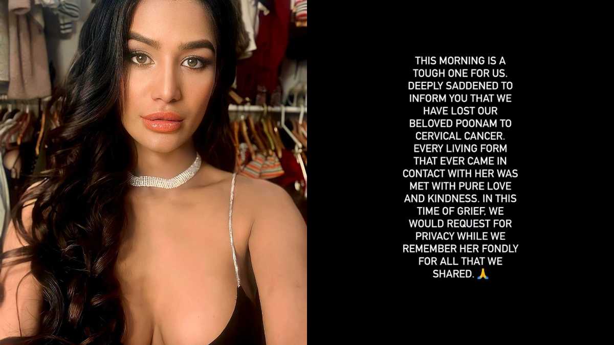 Controversial Model Poonam Pandey Dies At 32 After Battle With Cervical Cancer