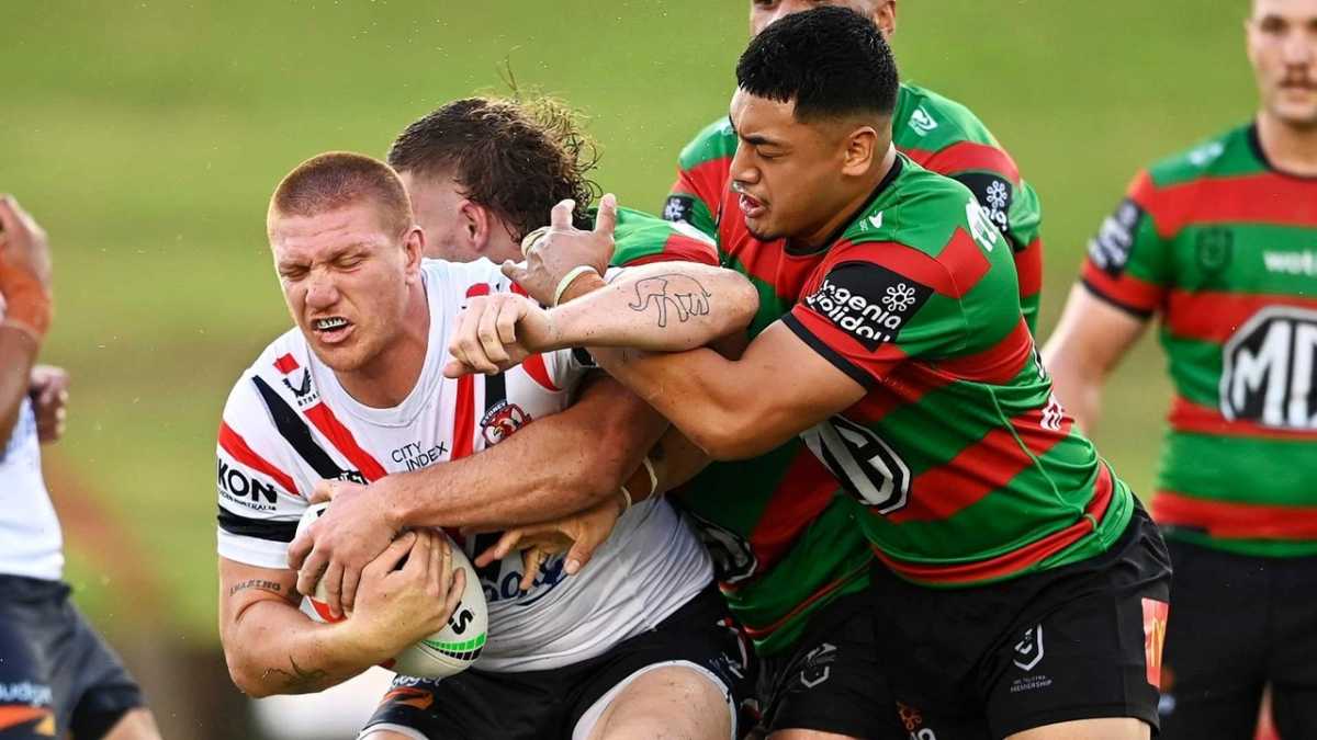 Corey Ross Shines As Roosters Dominate Rabbitohs In Pre Season Challenge