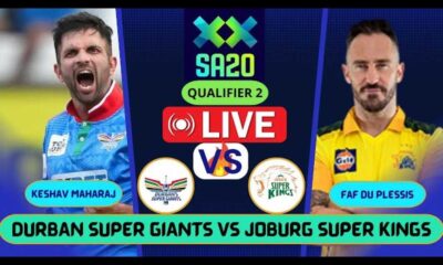 Crunch Sa20 Qualifier: Joburg Super Kings To Face Durban's Super Giants