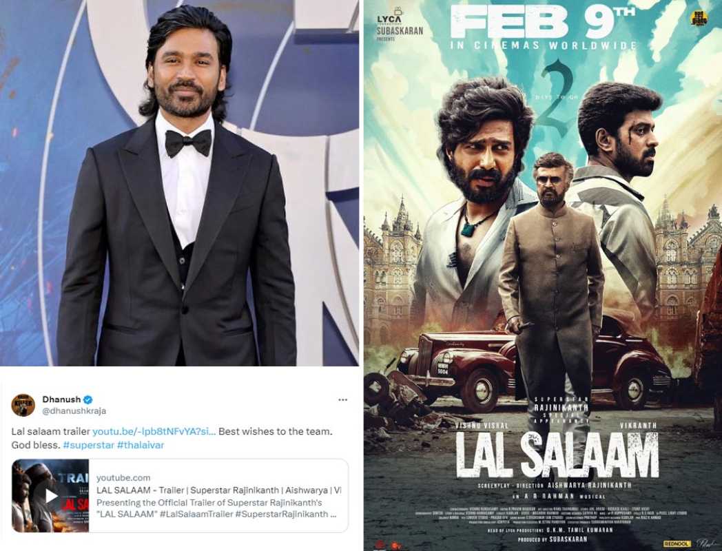 Dhanush Cheers For Aishwarya Rajinikanth's 'lal Salaam' On Release Day