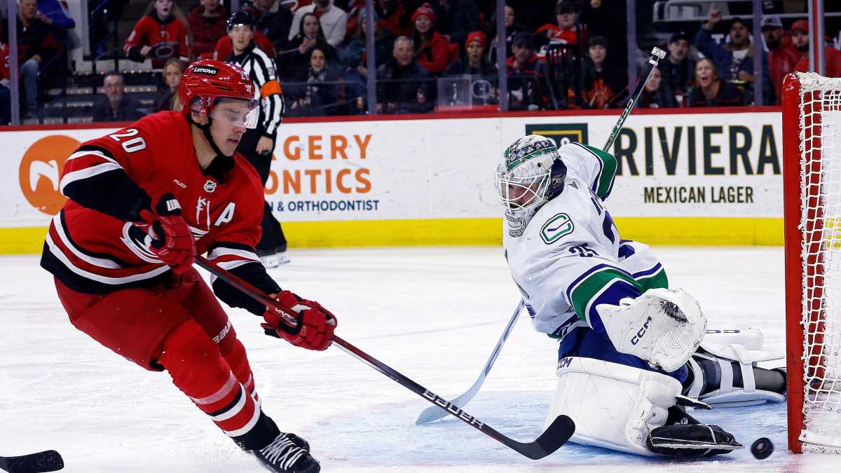 Elias Lindholm Scores Two In Canucks Debut As They Defeat Carolina 3 2