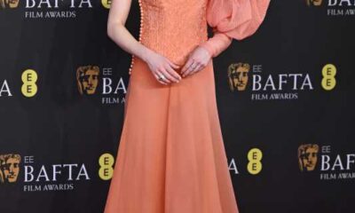 Emma Stone Wins Leading Actress Bafta For 'poor Things' And Stuns On The Red Carpet