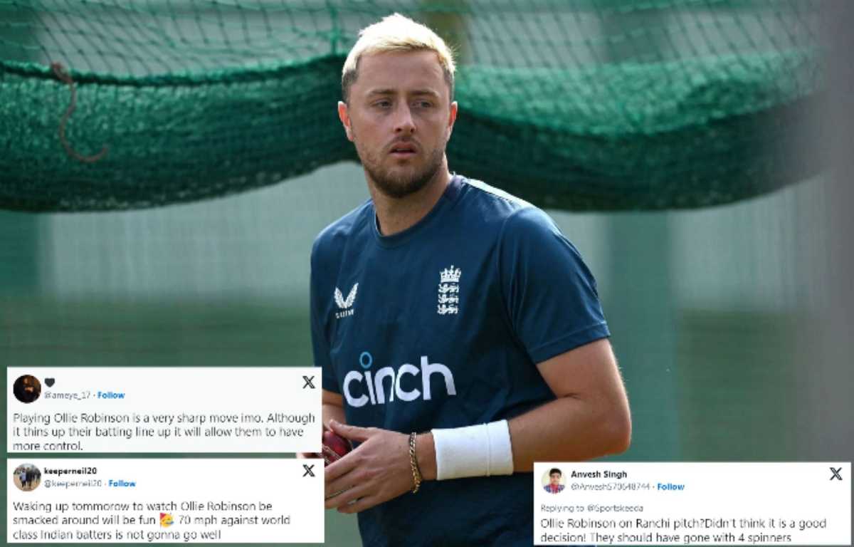 England Pacer Ollie Robinson Inclusion In Fourth Test Squad Against India