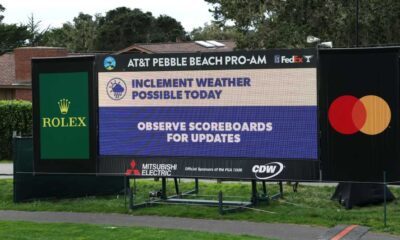 Final Round Of At&t Pebble Beach Pro Am Postponed Due To Inclement Weather