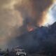 Firefighters Battle Wildfire Near Kalk Bay In Western Cape