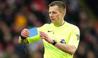 Football Rulemakers To Introduce Sin Bin And Blue Cards For Dissent And Cynical Fouls