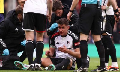 Fulham's Tom Cairney Bloodied As Premier League Clash Halts After Ball Hits Face