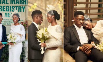 Gospel Artist Moses Bliss Marries Ghanaian Fiancée Marie In Court Wedding