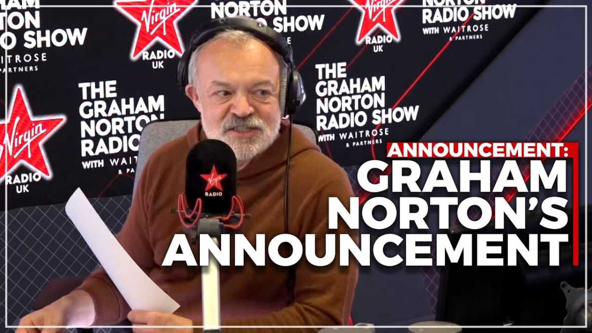 Graham Norton Bids Farewell To Virgin Radio Weekend Show After 13 Years