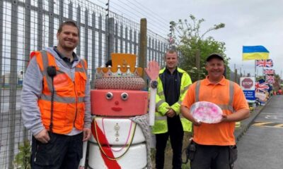 Grimsby And Immingham Community Recycling Centres Decked Out In Valentine's Day Themed Decorations