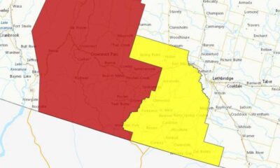 Heavy Snowfall Expected In Southern Alberta This Weekend