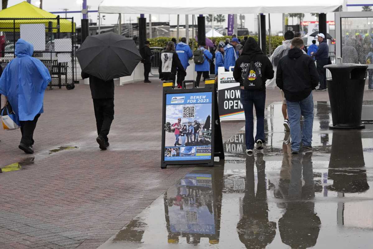 Historic Daytona 500 Postponed To Monday Due To Rain, First Ever Doubleheader Planned