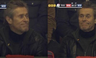 Hollywood Legend Willem Dafoe Spotted At Six Nations Game In Cardiff