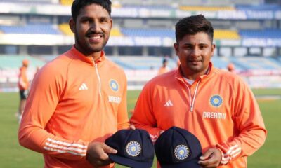 India Hands Debut Caps To Sarfaraz Khan And Dhruv Jurel For Rajkot Test Against England