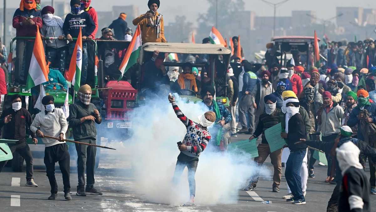 Indian Farmers Clash With Police As Protests Escalate