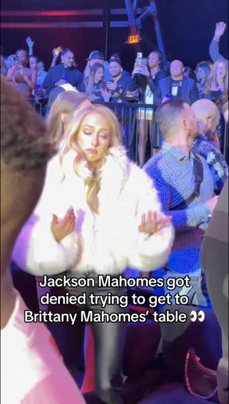 Jackson Mahomes Denied Entry To Sister In Law Brittany Mahomes' Vip Section At Pre Super Bowl Party