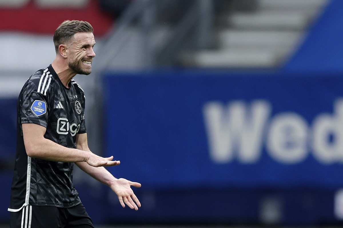 Jordan Henderson Named Ajax Captain For Heerenveen Clash