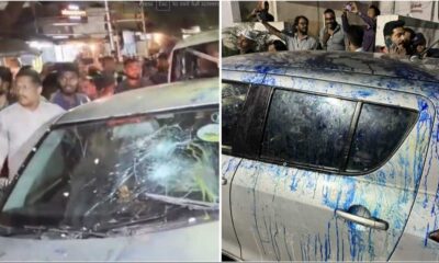 Journalist Nikhil Wagle's Vehicle Attacked By Bjp Workers In Pune