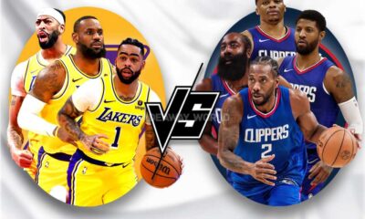 La Lakers Face Off Against Crosstown Rivals La Clippers In Western Conference Showdown