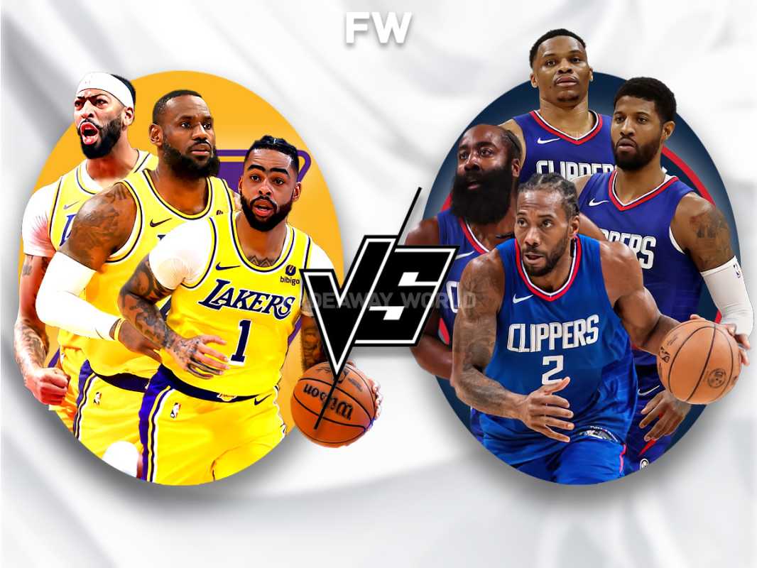 La Lakers Face Off Against Crosstown Rivals La Clippers In Western Conference Showdown