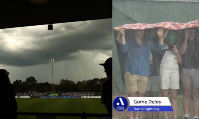 Lightning Strikes Halt Canberra Sydney Liberty A League Match