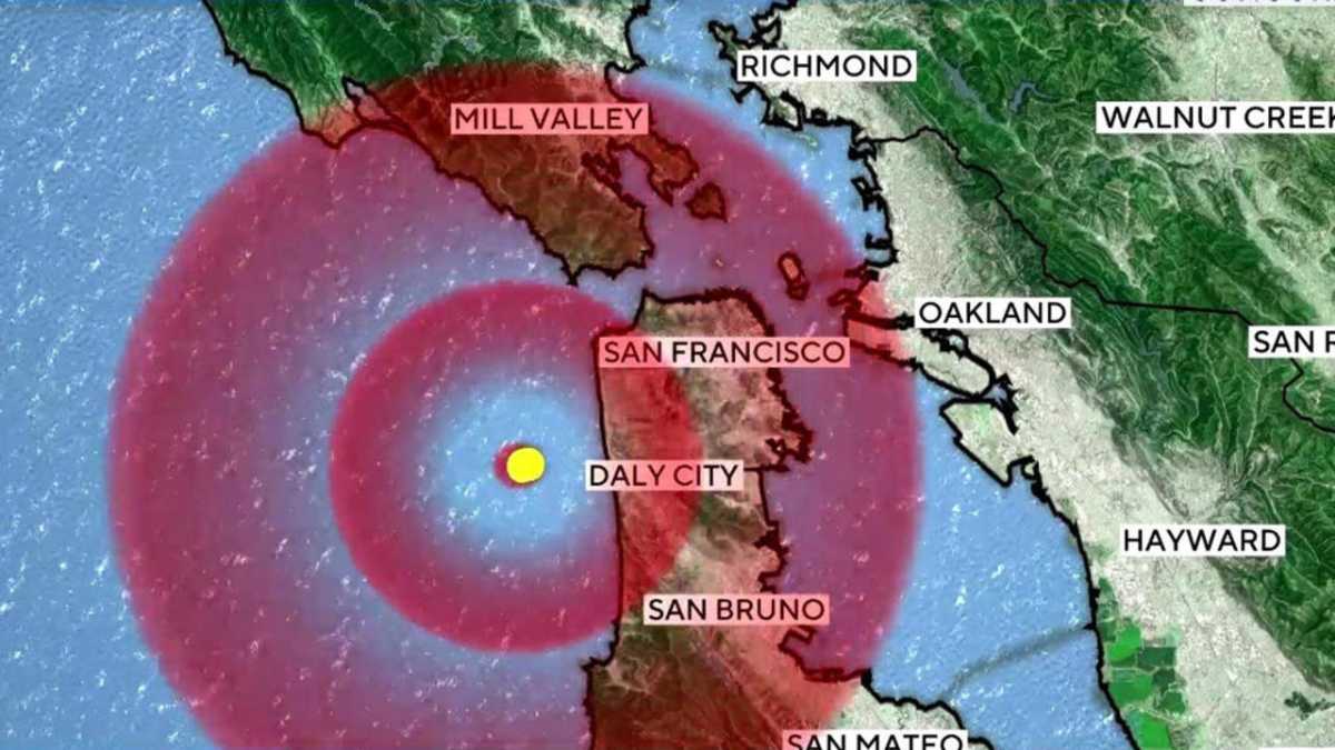 Magnitude 3.2 Earthquake Strikes Off The Coast Of San Francisco