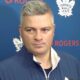 Maple Leafs Coach Discusses Emergence Of Simon Benoit And Lineup Decisions