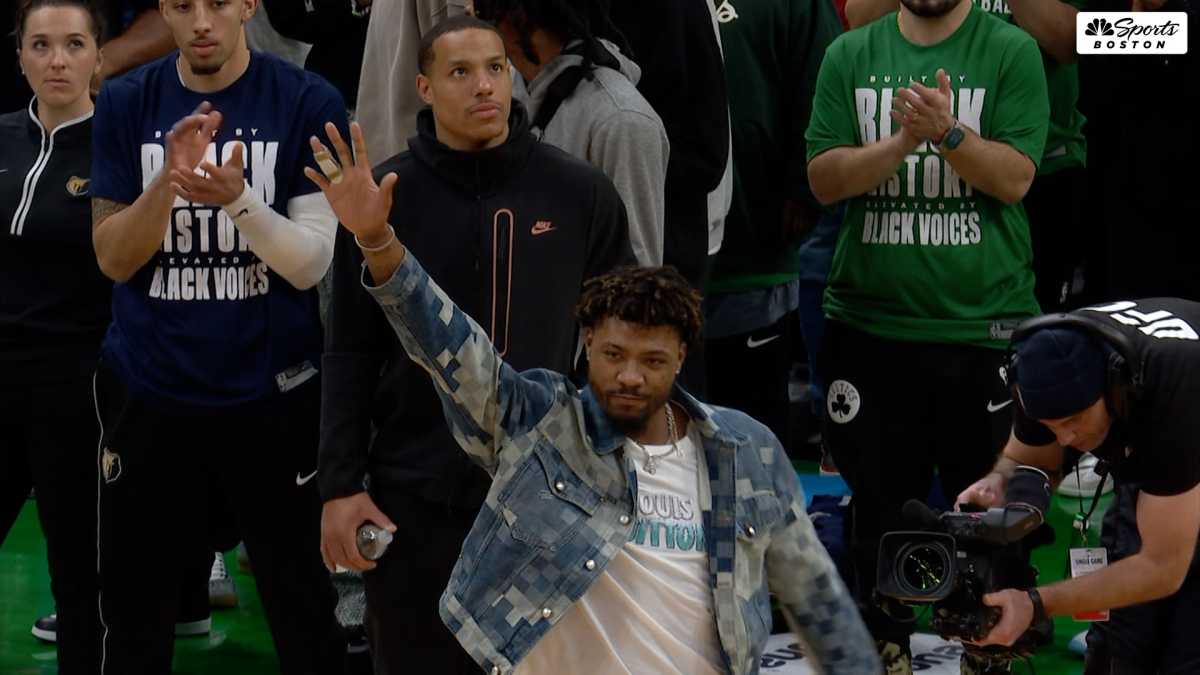 Marcus Smart Receives Emotional Tribute In Boston Return