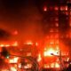 Massive Fire Engulfs Apartment Blocks In Valencia, Spain