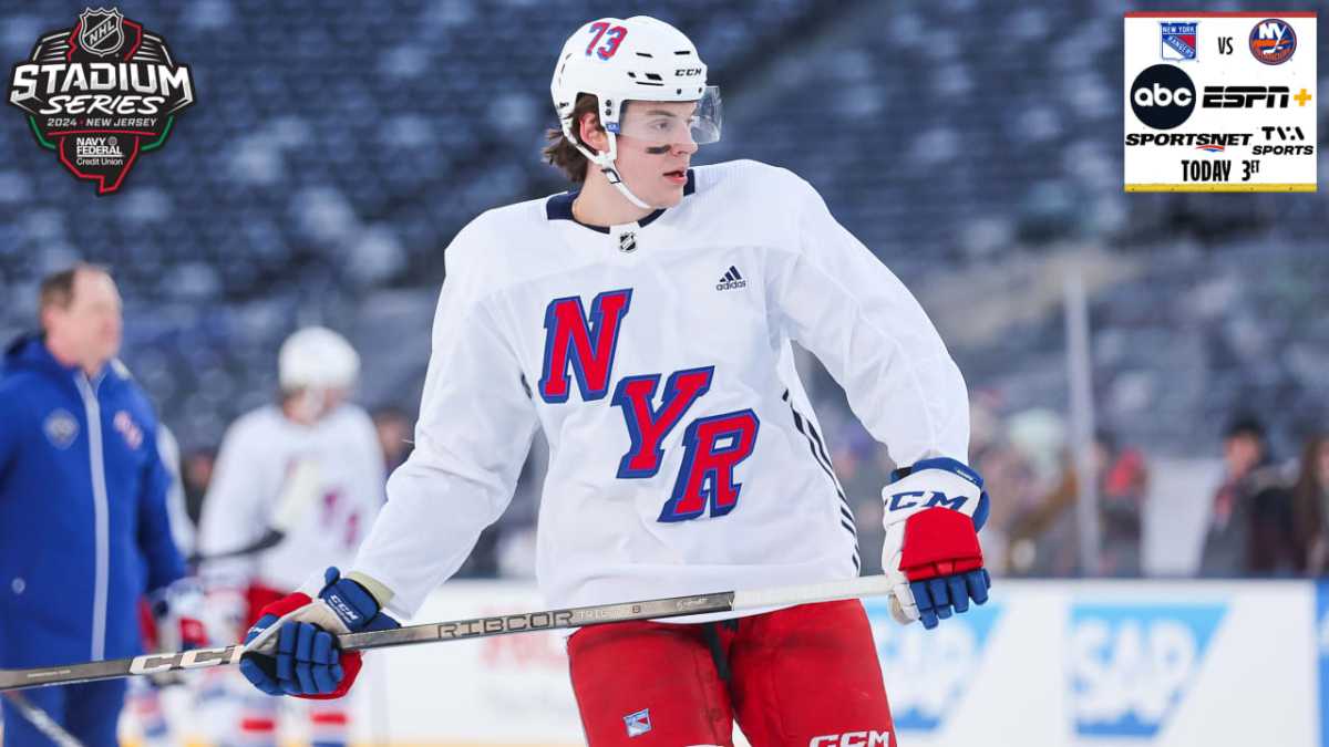 Matt Rempe Shines In Debut As New York Rangers Face New York Islanders In Nhl Stadium Series