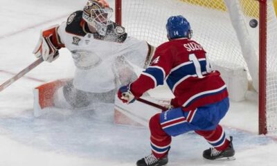 Montreal Canadiens Dominate Ducks With 5 0 Victory: Suzuki Shines With Two Goals And Assist