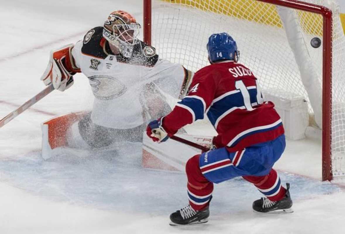 Montreal Canadiens Dominate Ducks With 5 0 Victory: Suzuki Shines With Two Goals And Assist