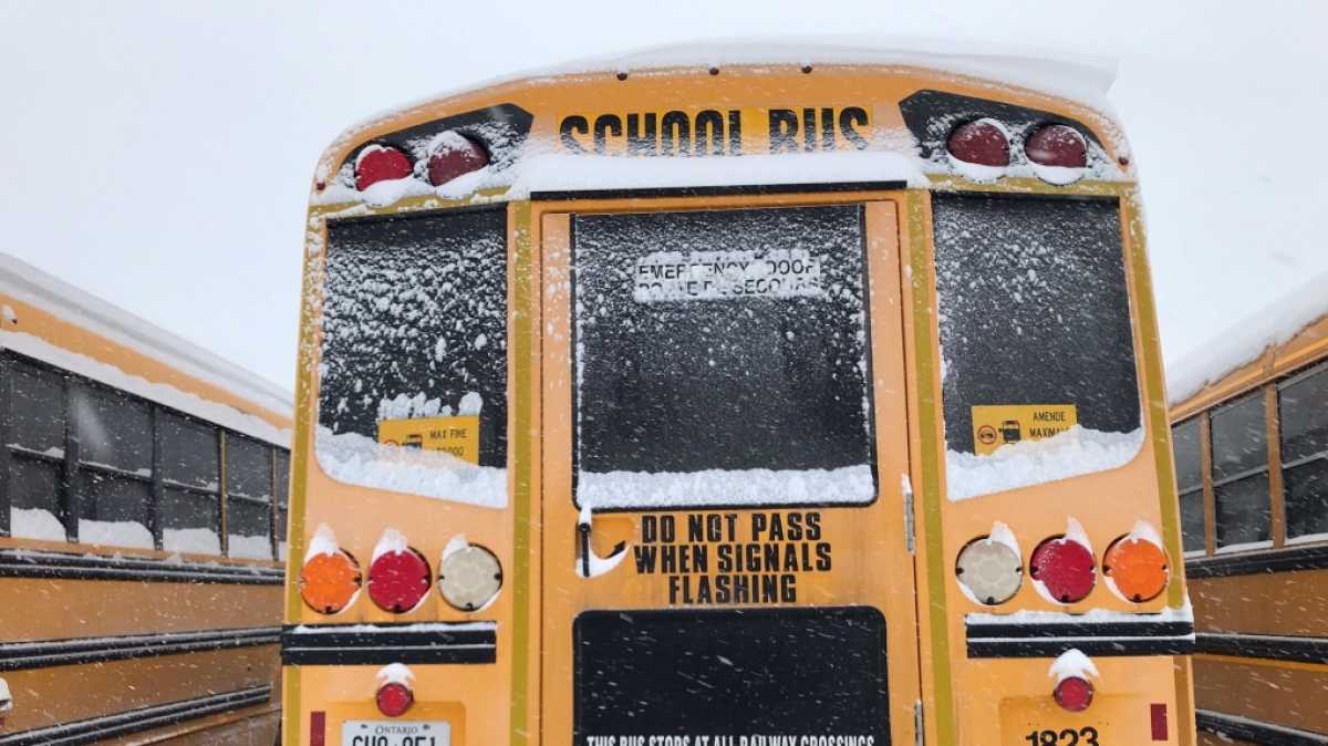 Multiple School Closures And Bus Cancellations Across Northeastern Ontario